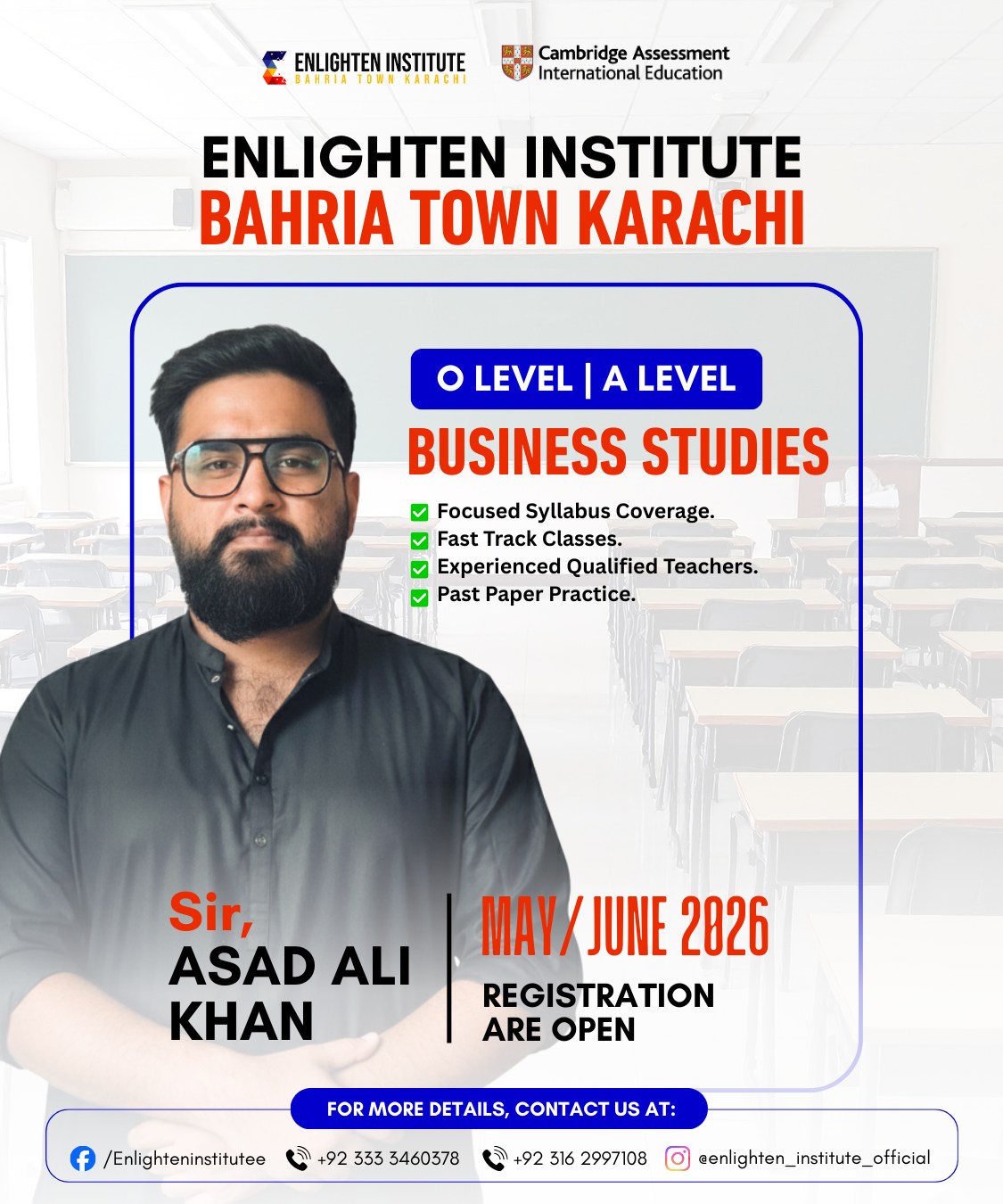 Enlighten faculty member